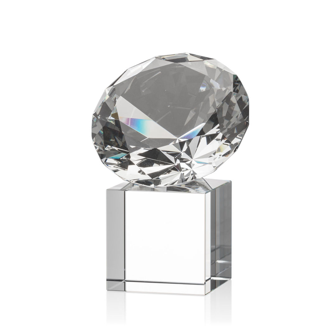 Gemstone Award on Cube - Diamond 20