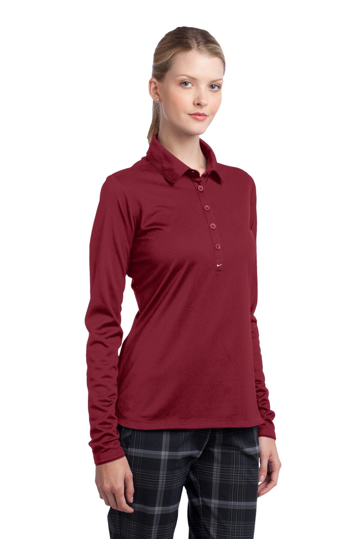 Nike Women's Long Sleeve Dri-FIT Stretch Tech Polo. 545322 10