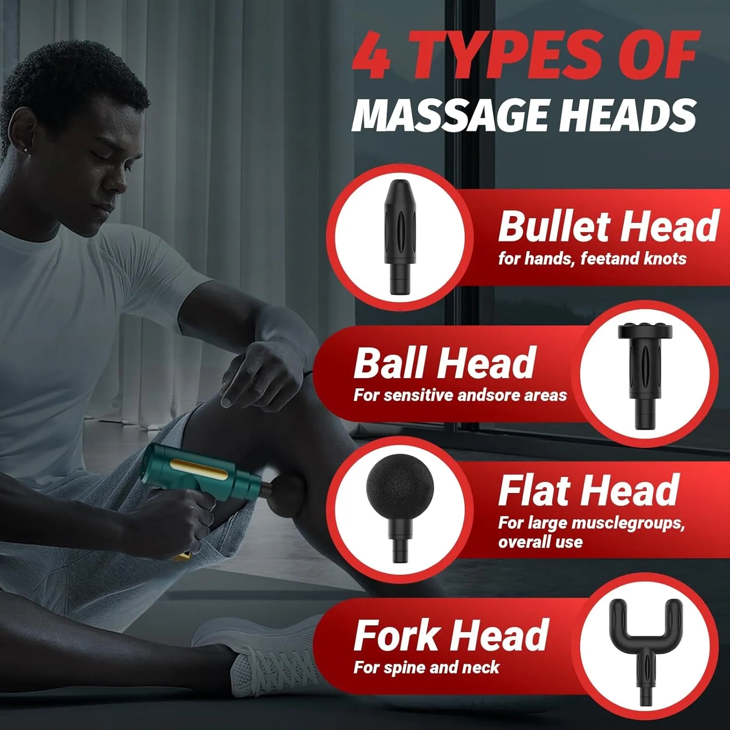 Mini LCD Massage Gun 2