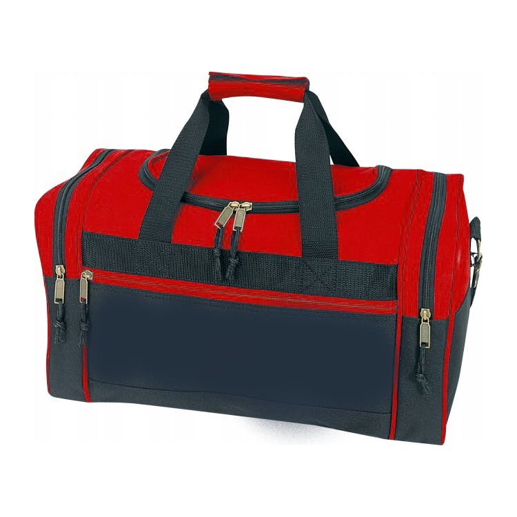 17" Duffel Bags - Red/Black 2