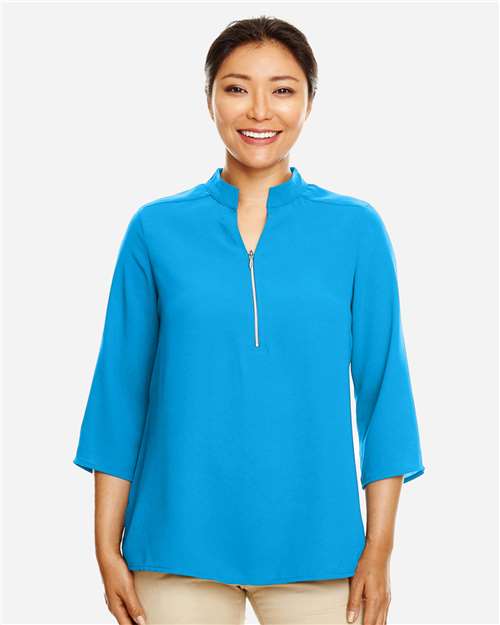 Women's Perfect Fit™ Three-Quarter Sleeve Crepe Tunic - DP611W 13
