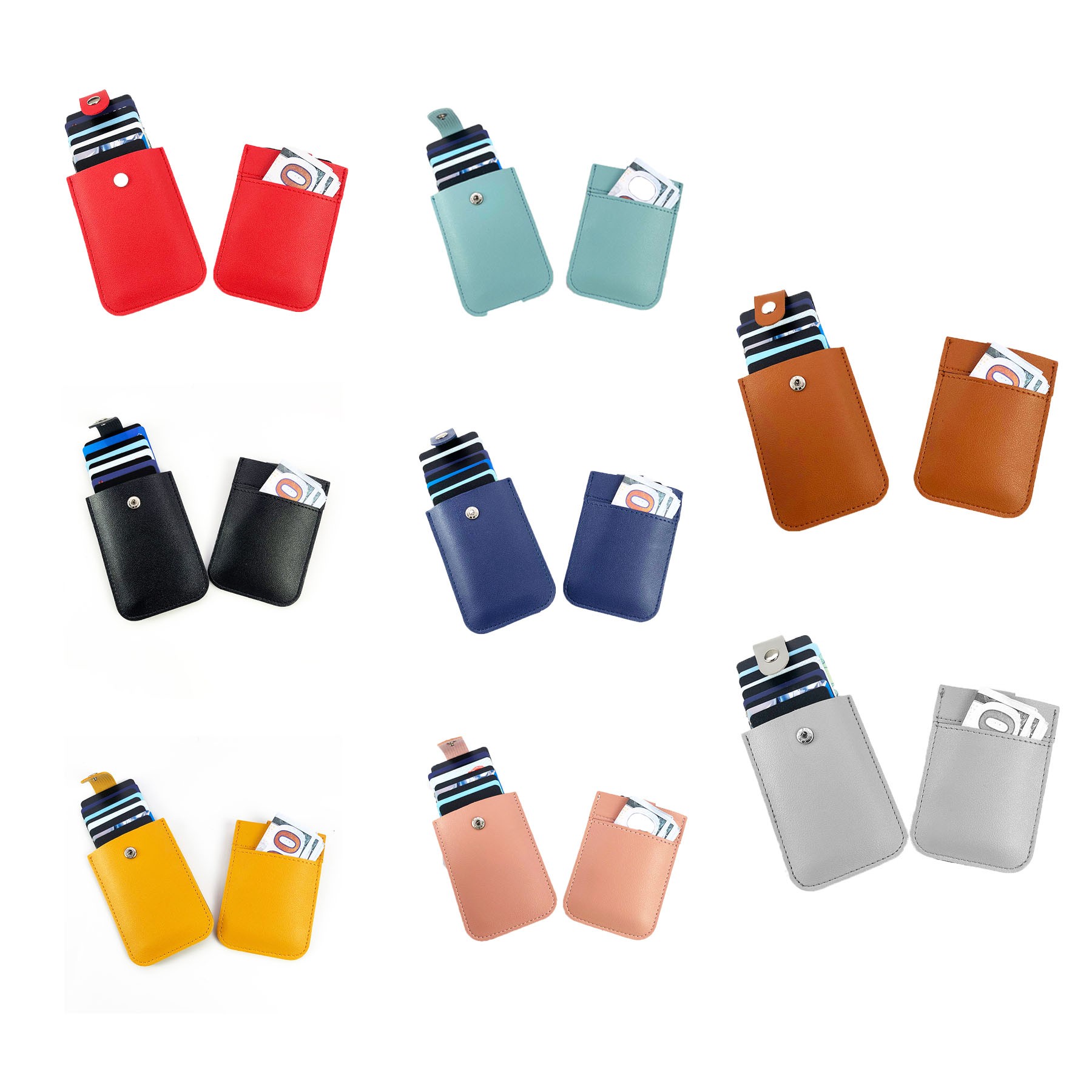 Pu Leather Card Case 2