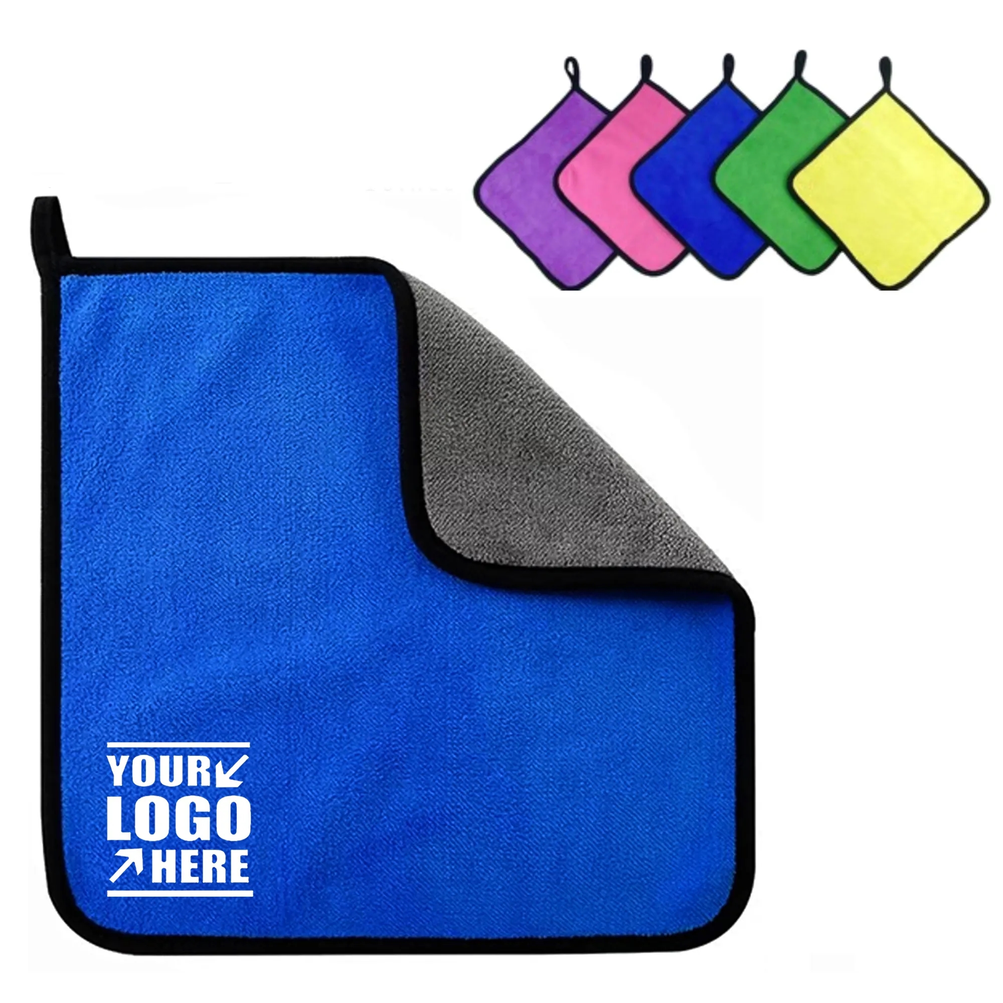 Dual Sided Microfiber Cleaning Reusable Towel for Cars 2