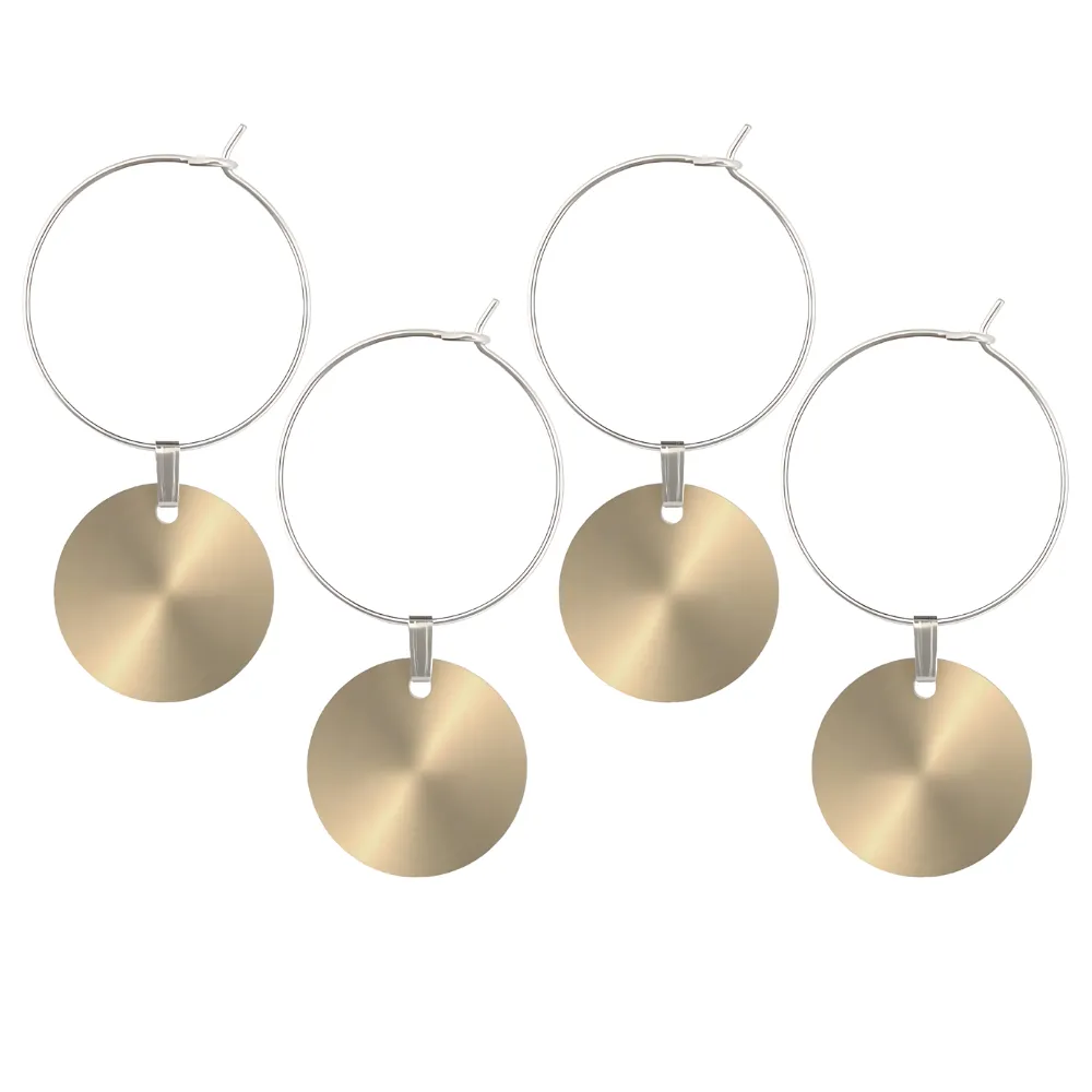 Stainless Steel Wine Charms 3