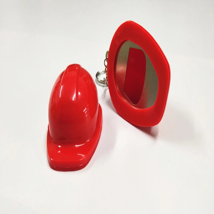 Construction Hat Bottle Opener Keychain 2
