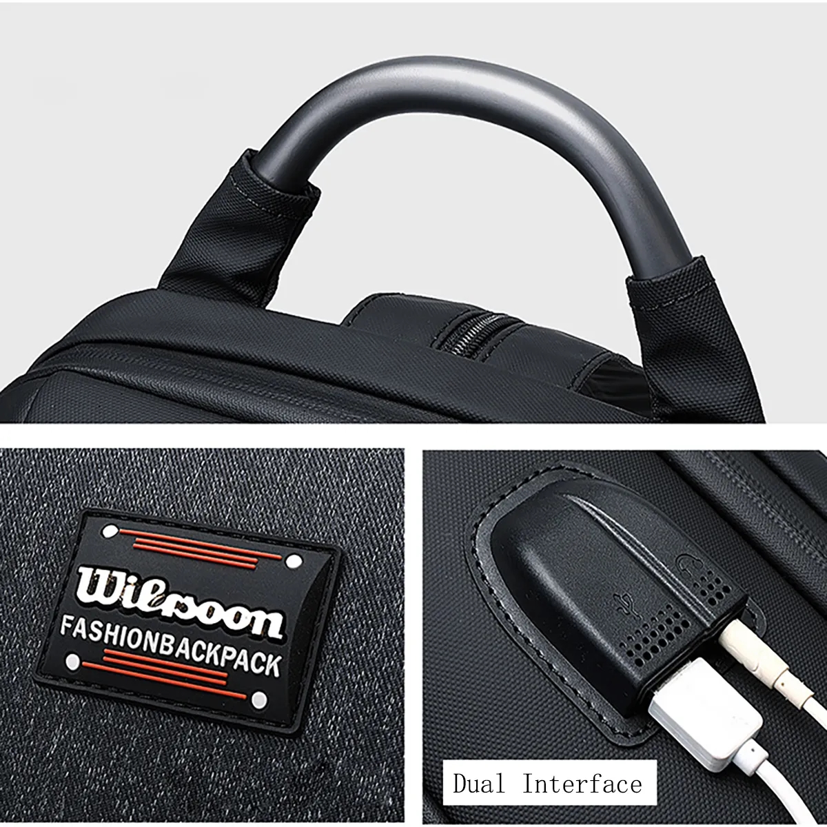 Business Anti Theft Waterproof Travel Shoulder Bag Backpack 4