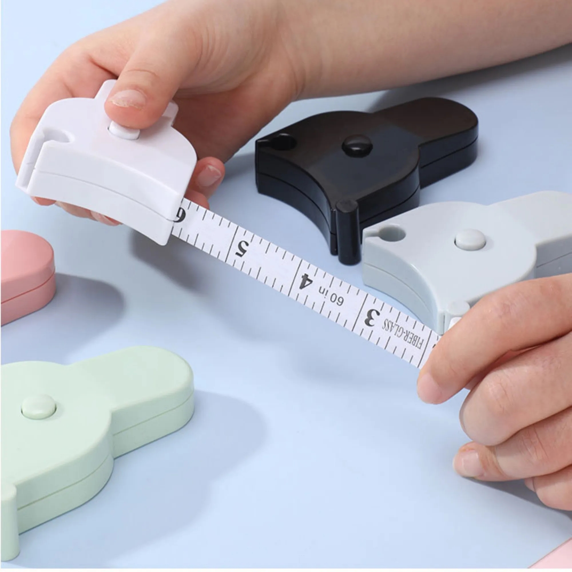 60'' Body Measuring Tape Automatic Lock And Eject Retract 5