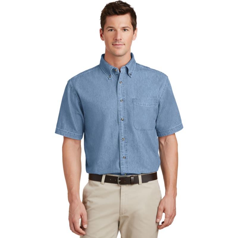 Port & Company - Short Sleeve Value Denim Shirt. 2