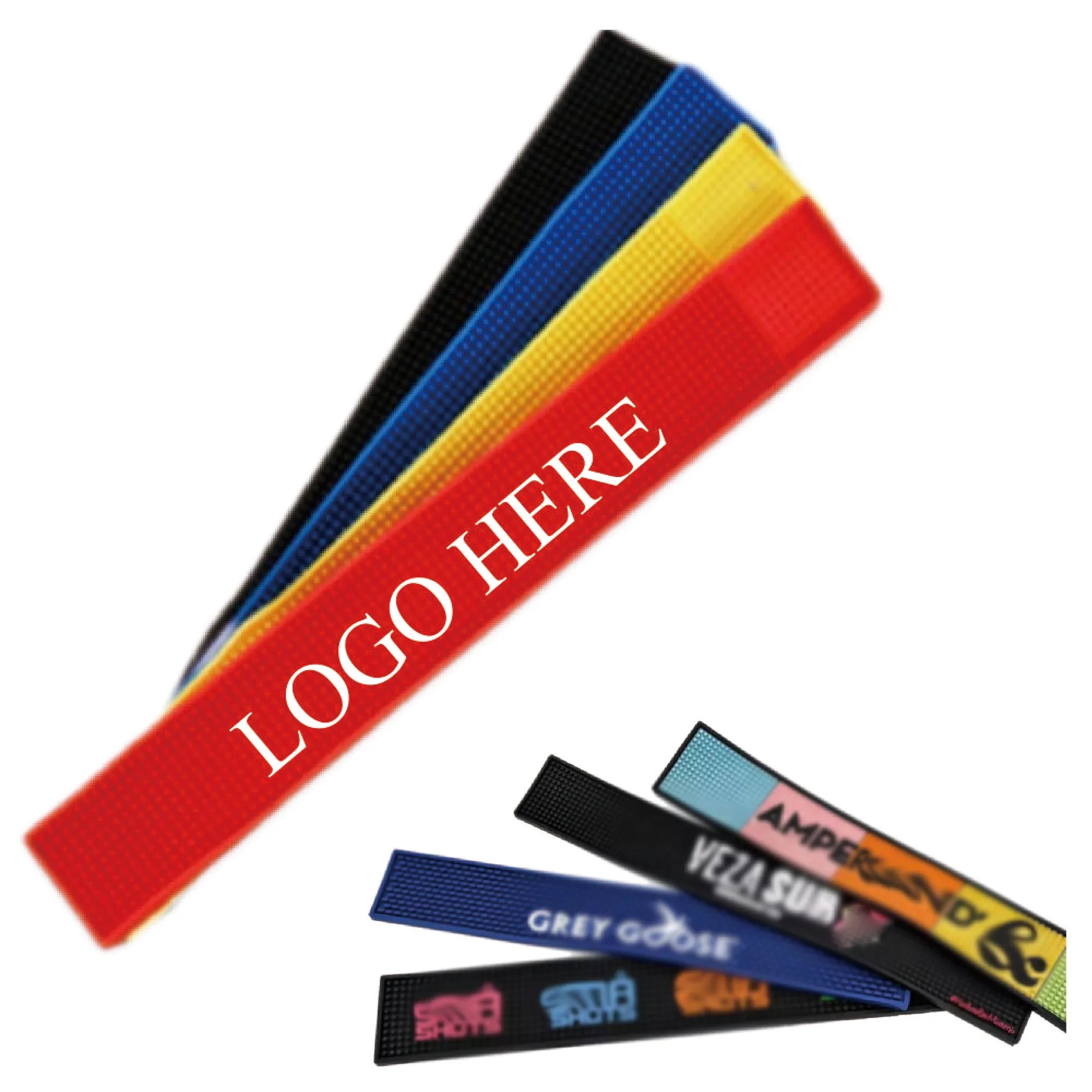 Custom Printed Bar Counter Rail Mat 2