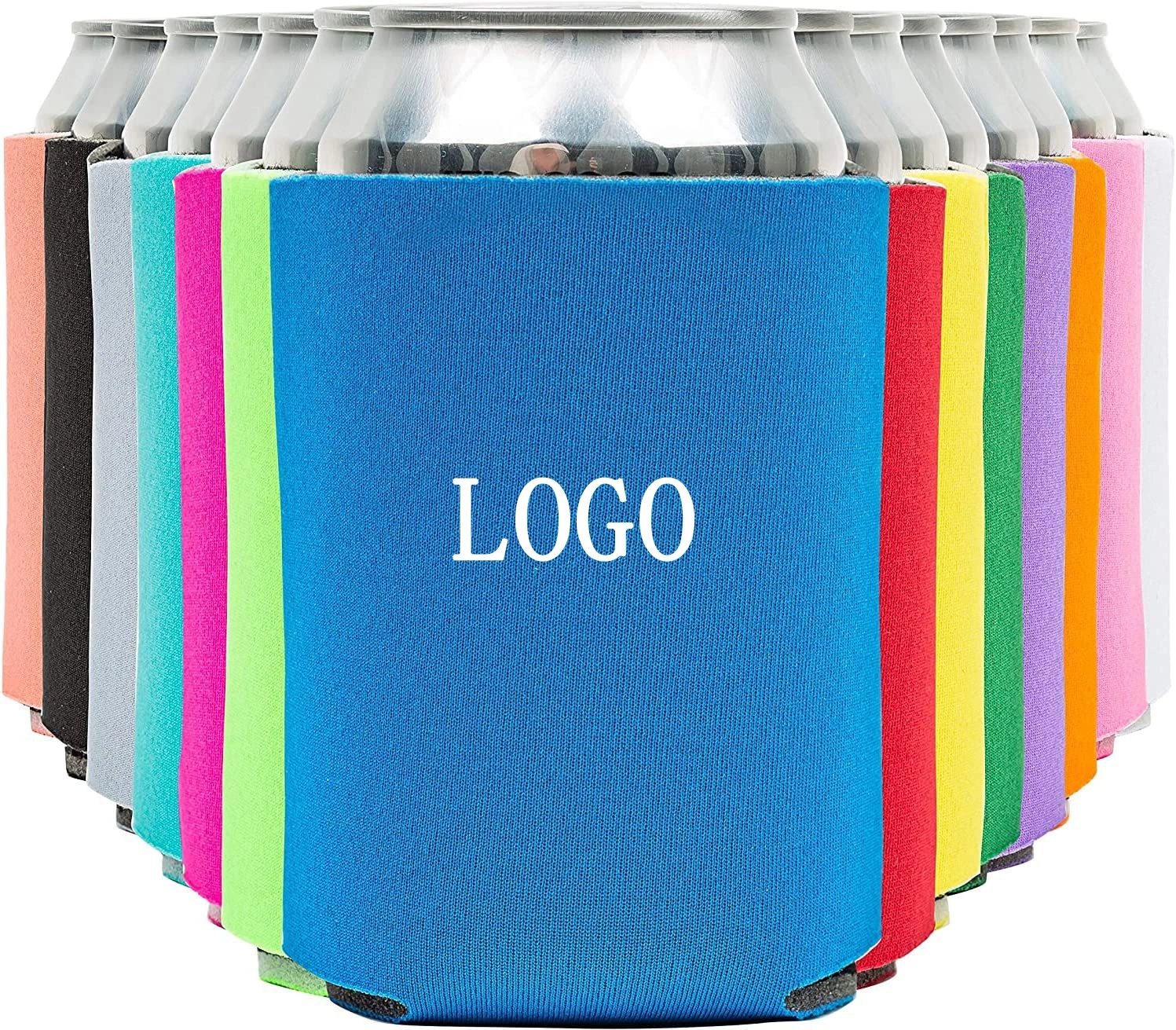 Can Coolers Sleeves, custom koozie with logo imprint 12