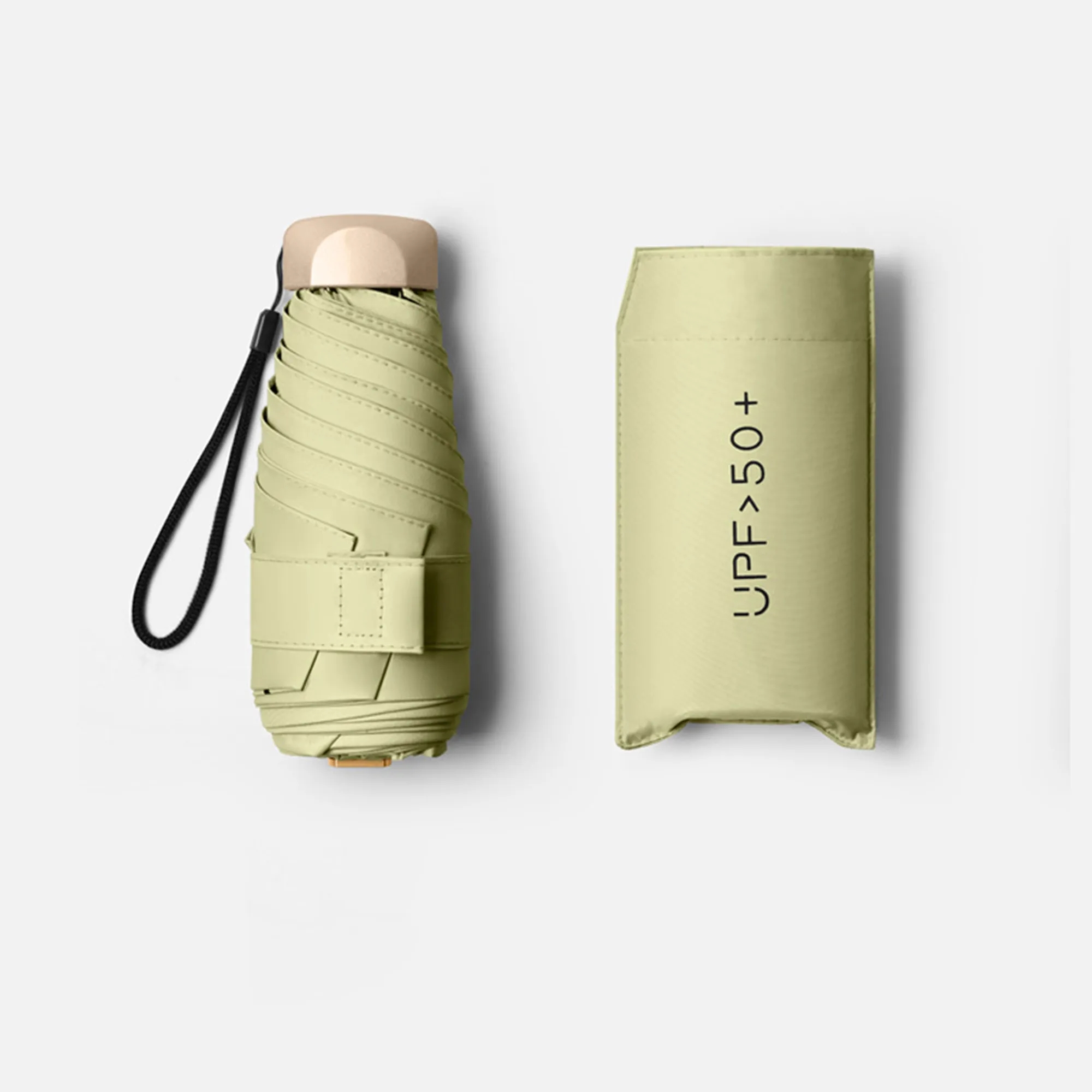 Compact Travel Umbrella Windproof UV Protection Rain 5
