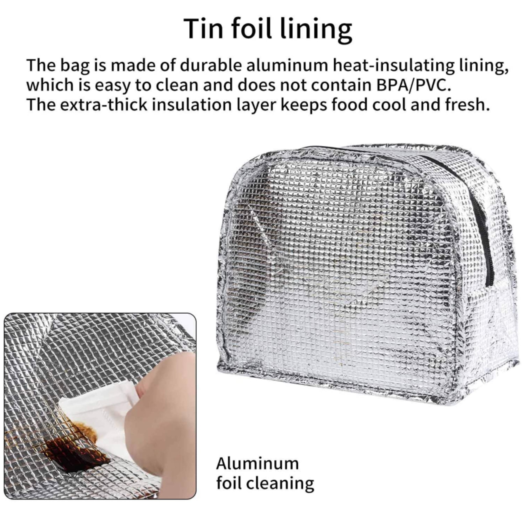 Insulated Lunch Box Reusable 3
