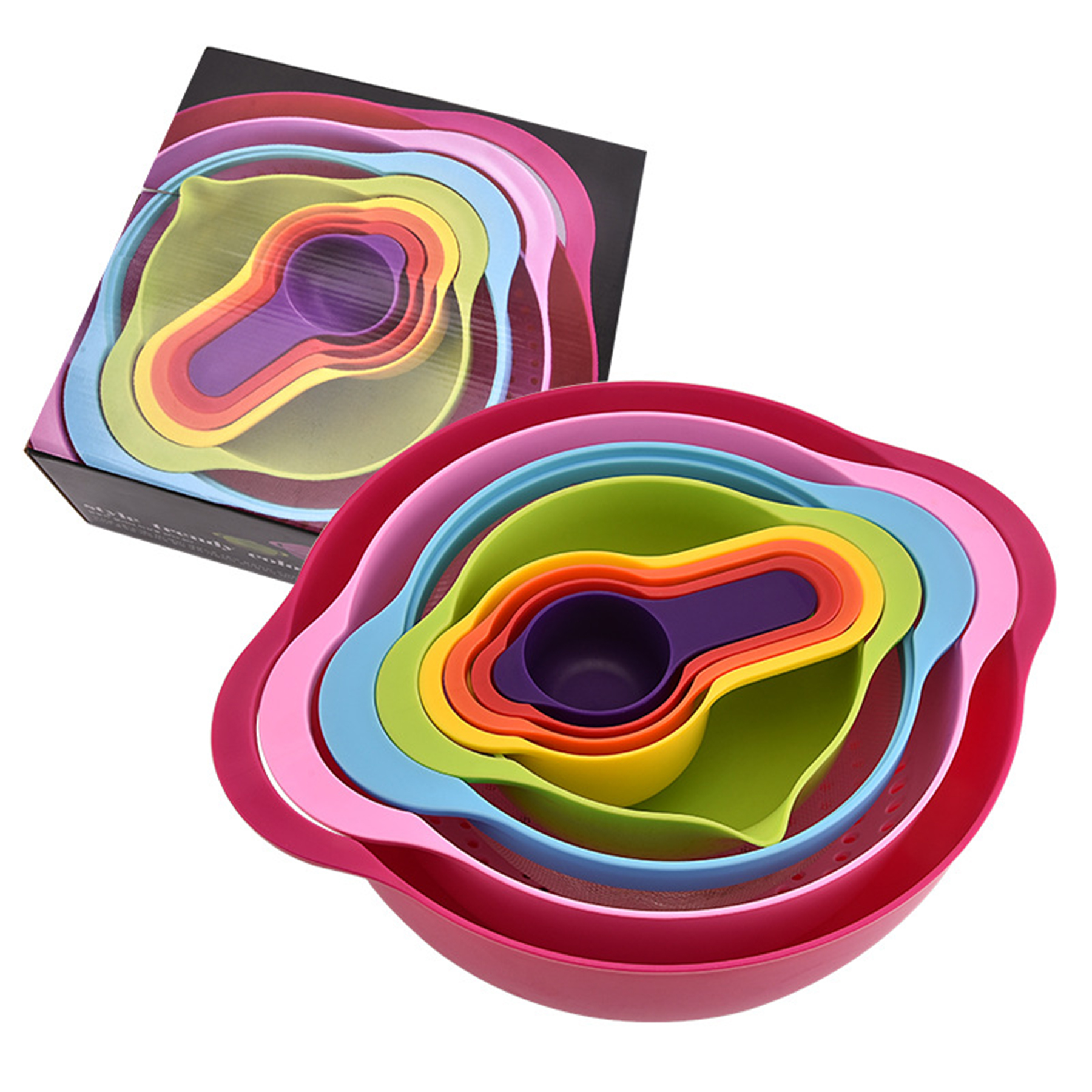 8-Piece Collapsible Silicone Measuring Cups And Spoons 4