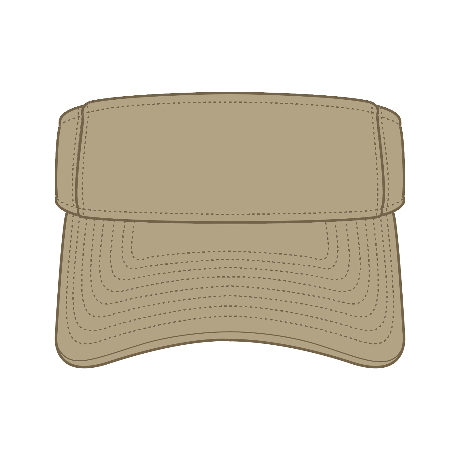 OTTO CAP® OTTO FLEX® Fitted Sun Visor 3