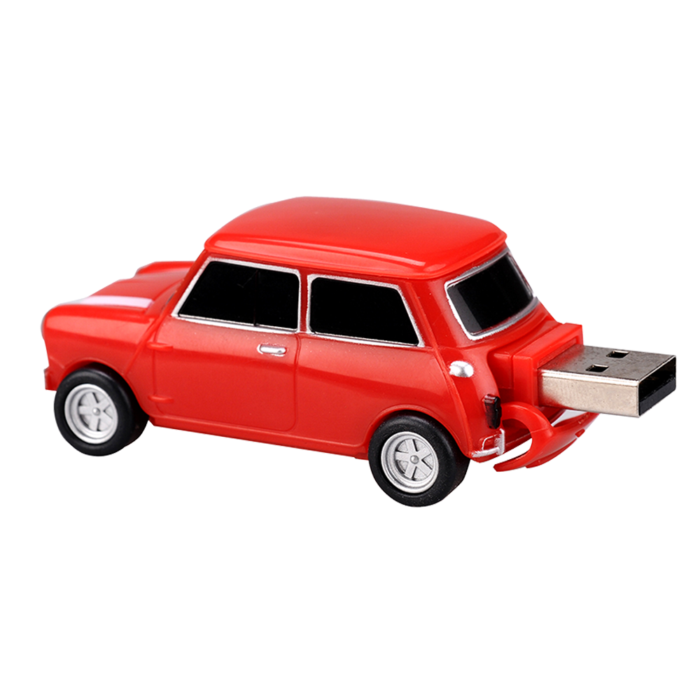 UK Car Shape USB Flash Drive - RED 3
