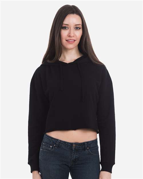 Women's Cropped Hoodie Sweatshirt - LS12000 8