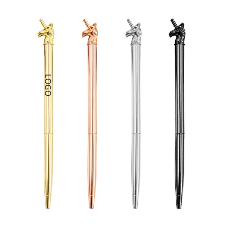 Twist Action Unicorn Shaped Ballpoint Pen 1