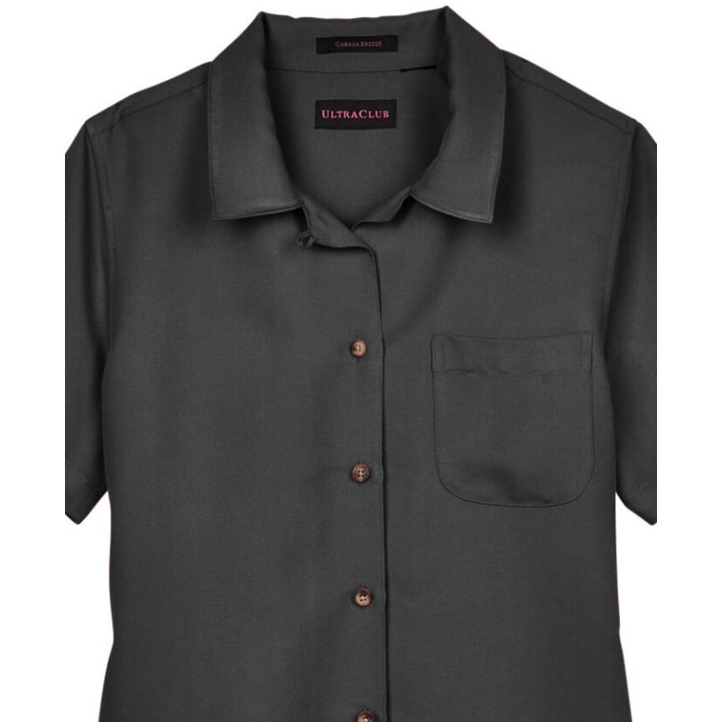 UltraClub Ladies' Cabana Breeze Camp Shirt 9