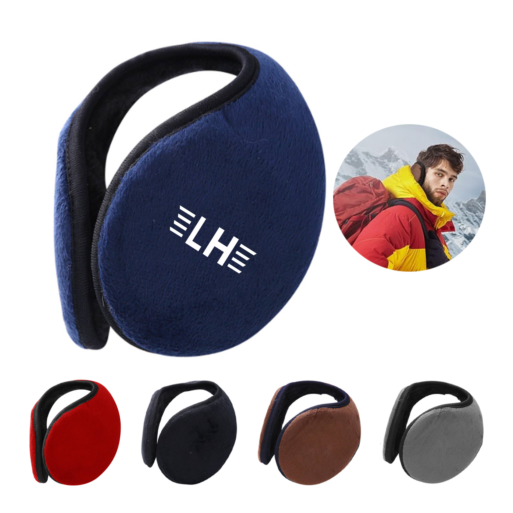 Behind-the-Head Adjustable & Foldable Earmuffs 4