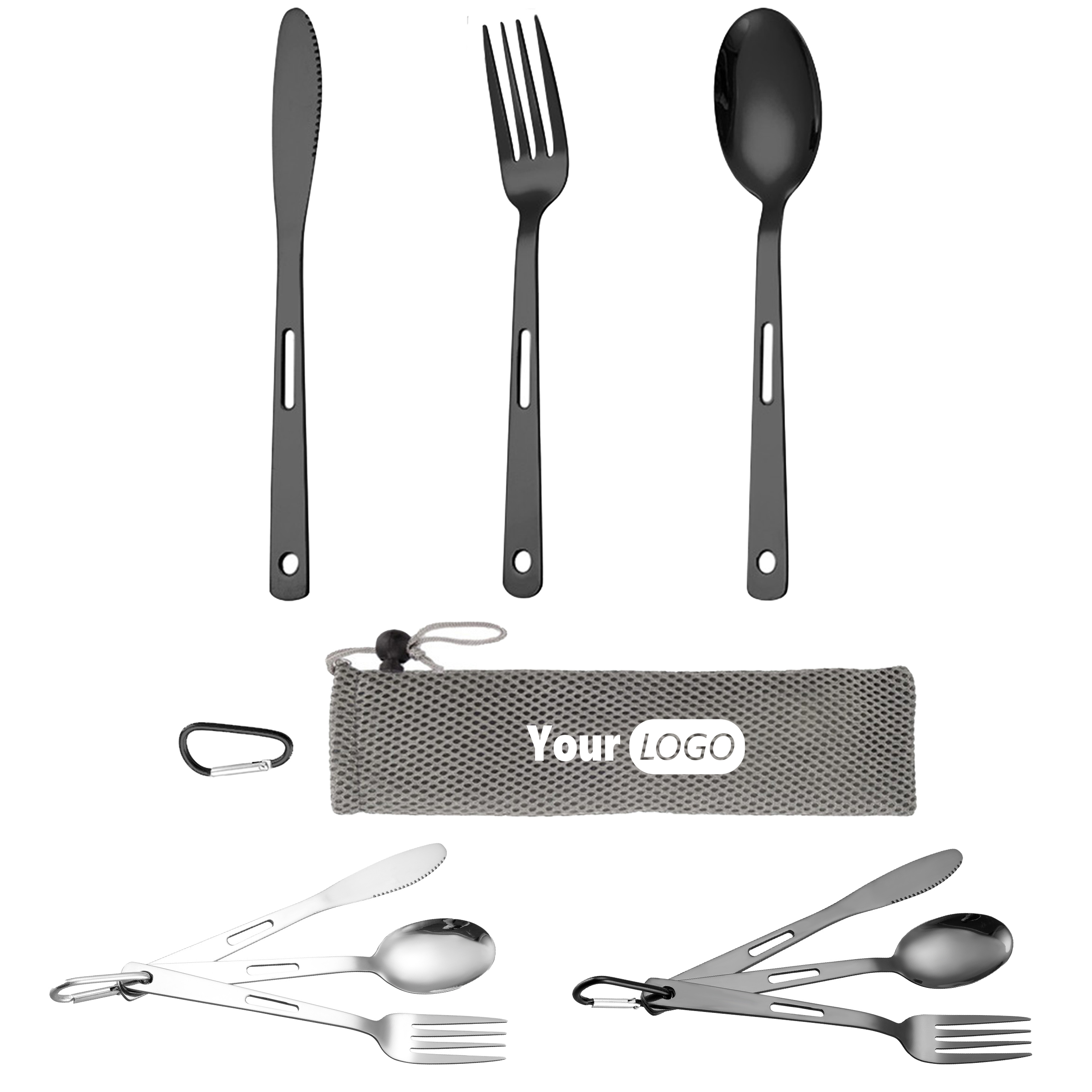 Stainless Steel Compact And Convenient Cutlery Set 1