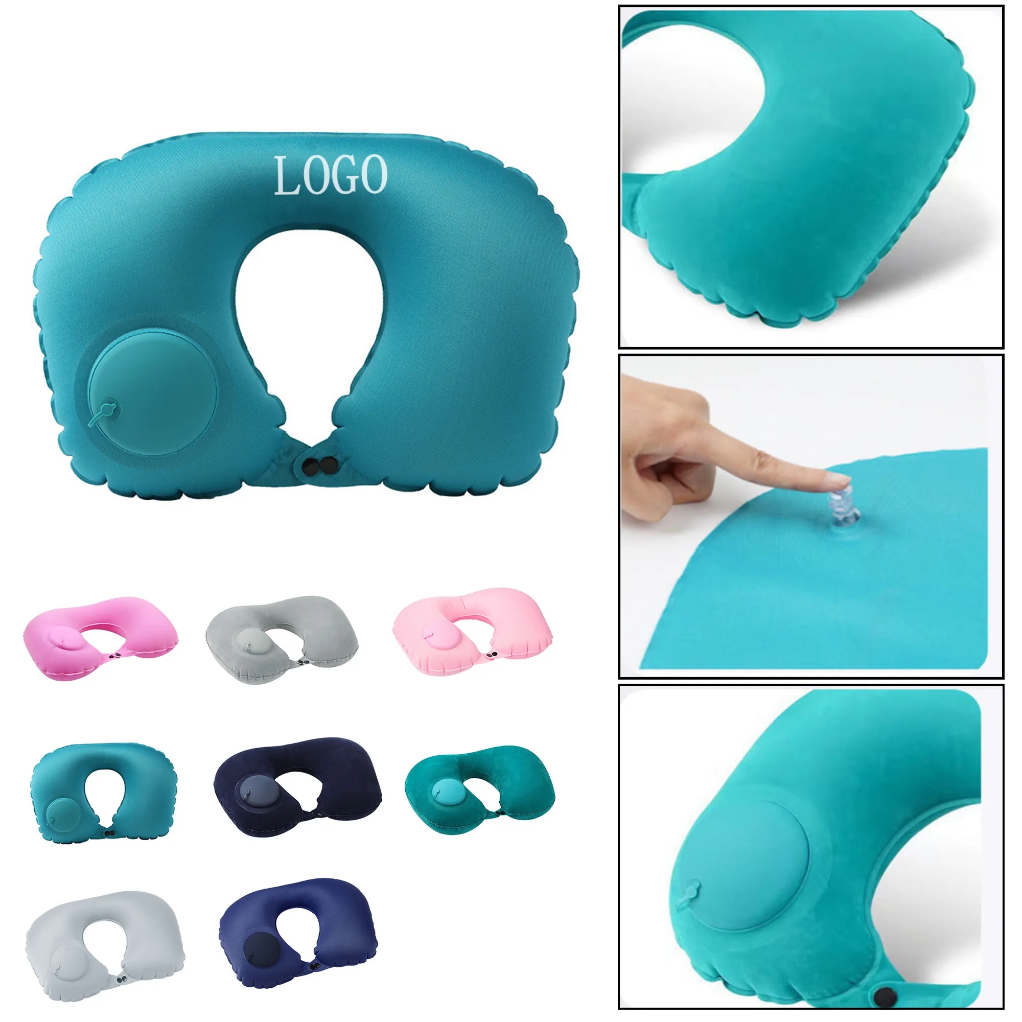 Press Inflatable Neck Pillow 2