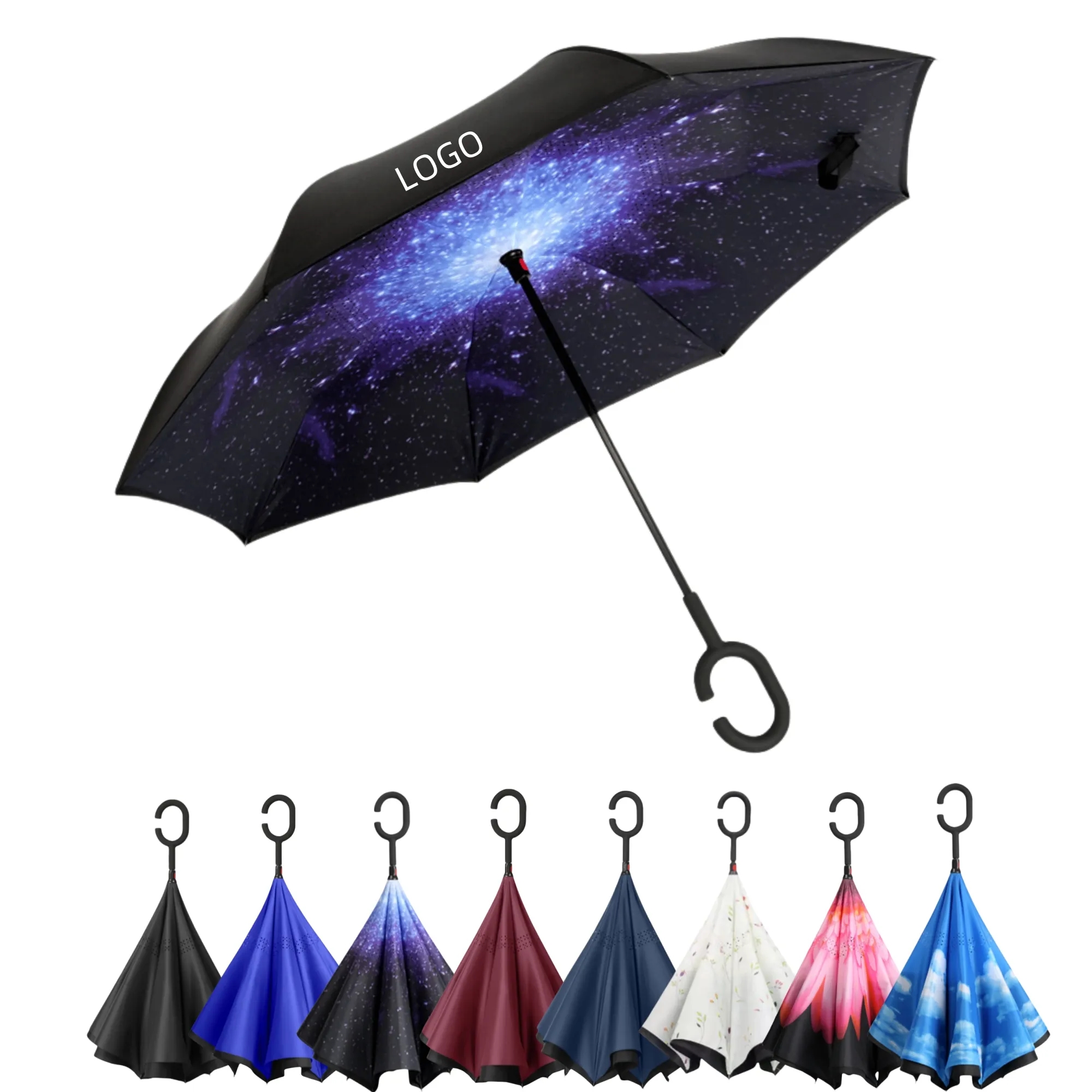 Inverted Reverse Upside Down Umbrella 4