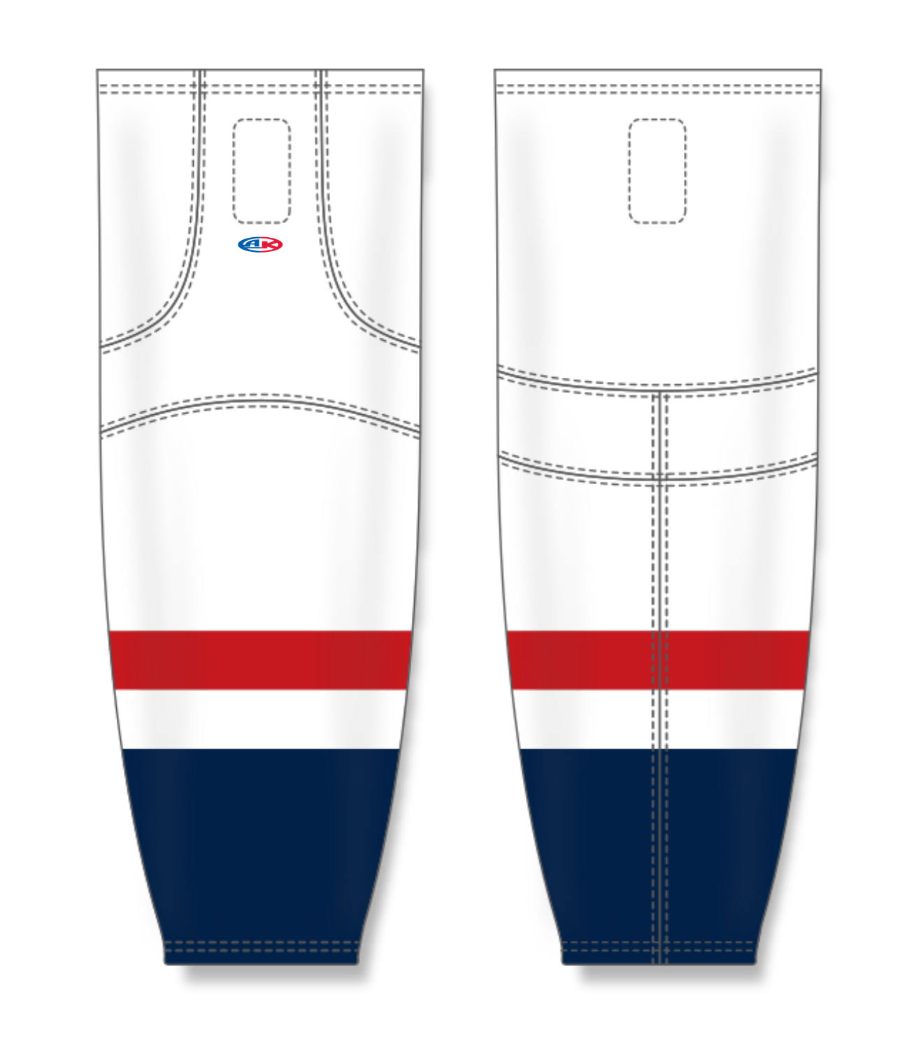 Cut & Sew Pro Hockey Socks HS2100-G55 4