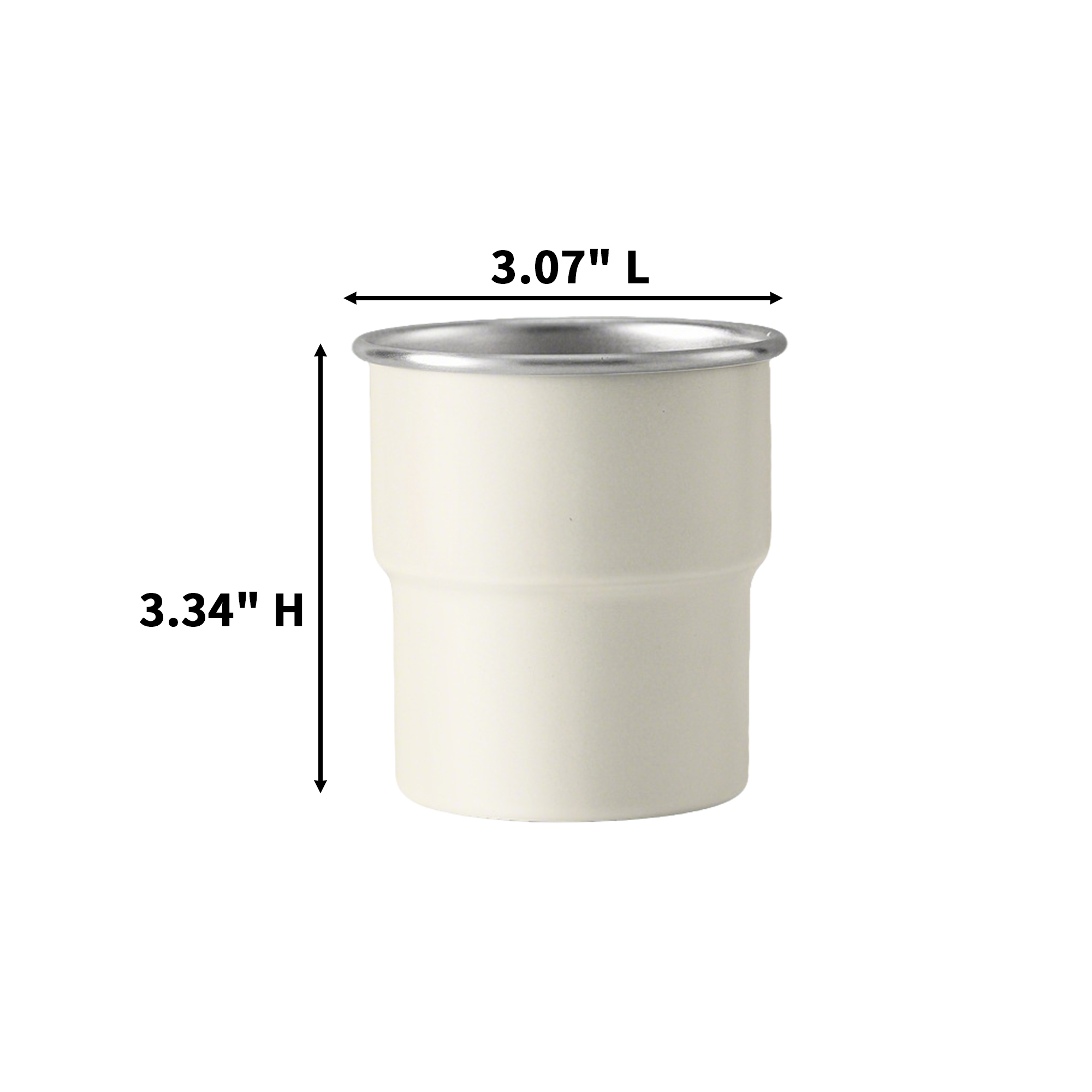 Stainless Steel Tumbler 10 Ounce Single Wall Stackable 4