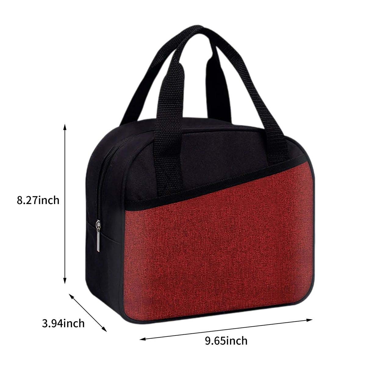5L Tilted Oxford Cooler Bag for Picnic Travel Storage 5