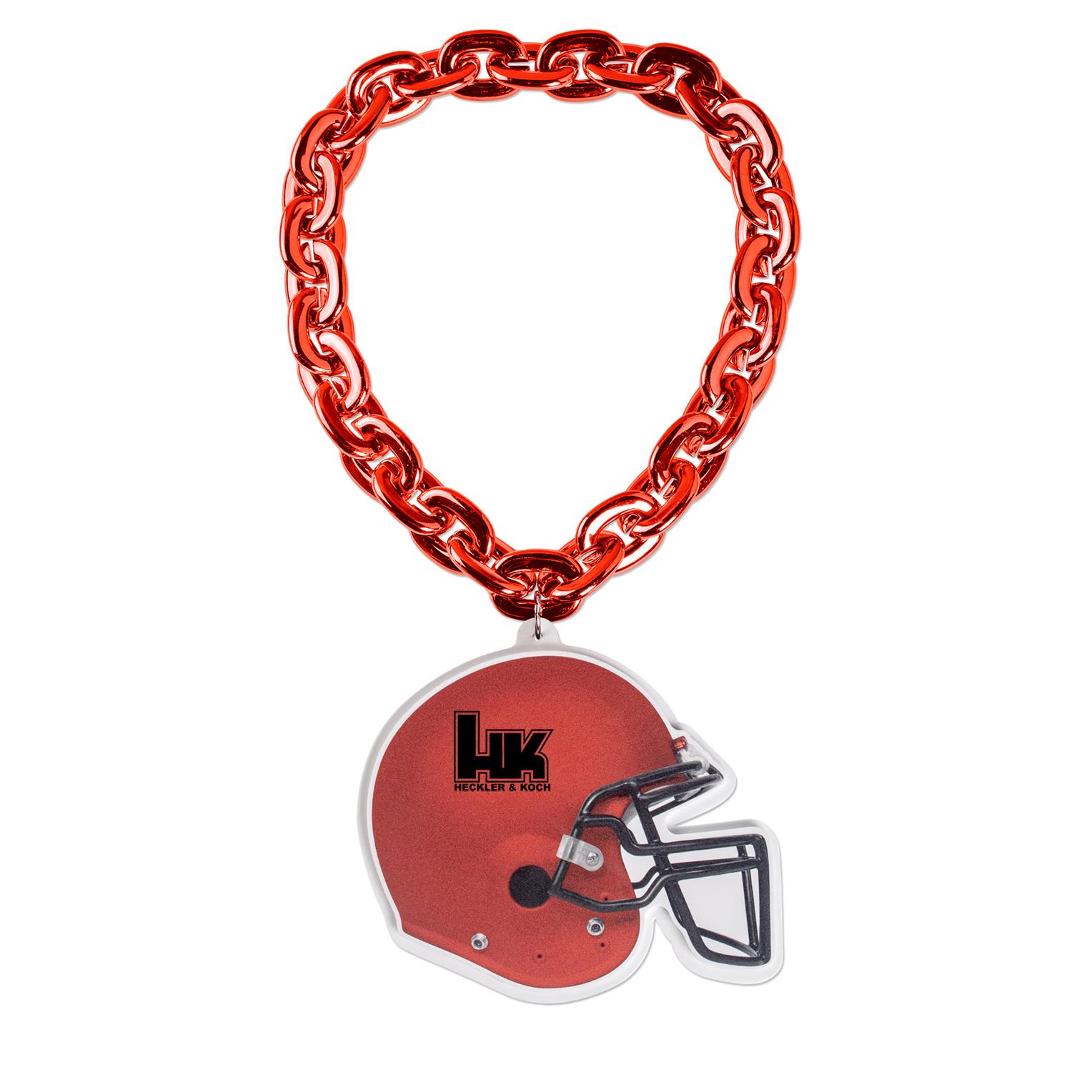 Football Helmet EVA Medallion with Jumbo Chain 4