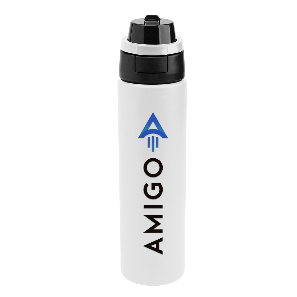 24 Oz. Pop Sip & Chug Recycled Stainless Steel Bottle, custom water bottle with logo imprint 2