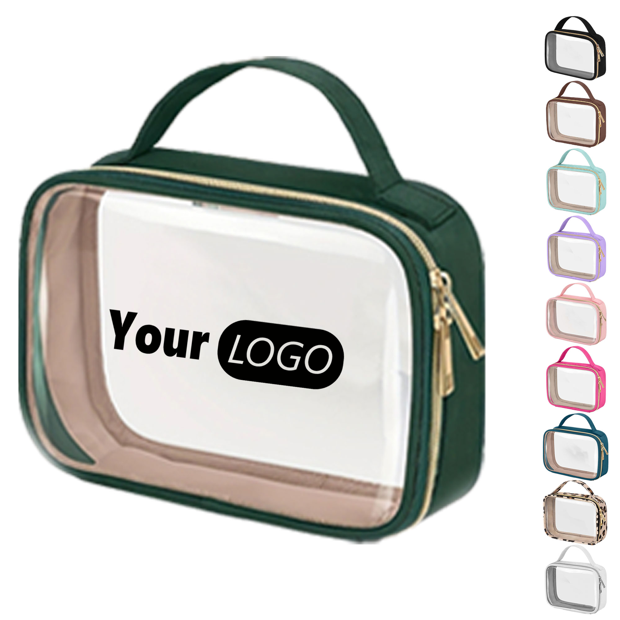 Clear Makeup Bag with Handle 7