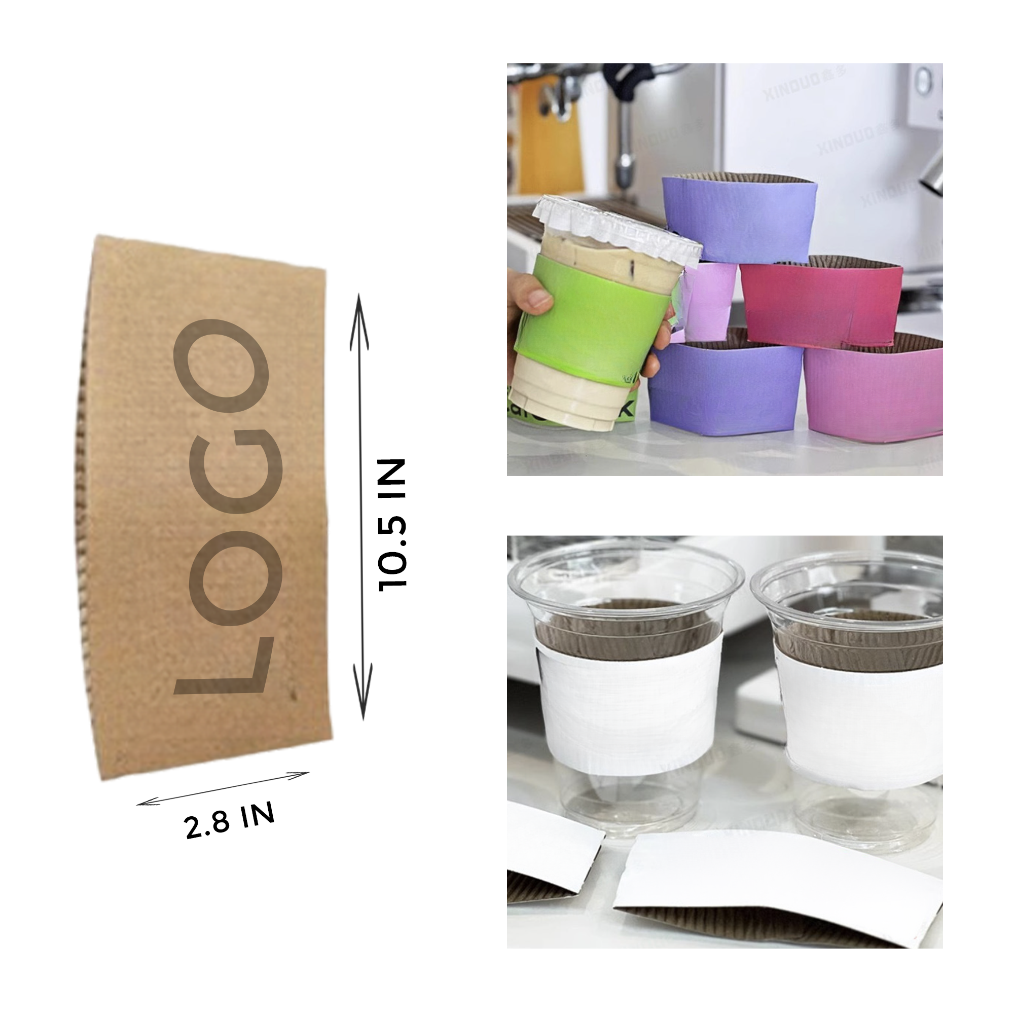 Durable Corrugated Paper Cup Sleeve 2