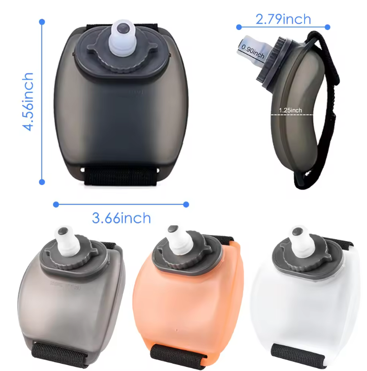 Silicone Gym Sport Portable Wrist Water Bottle 4
