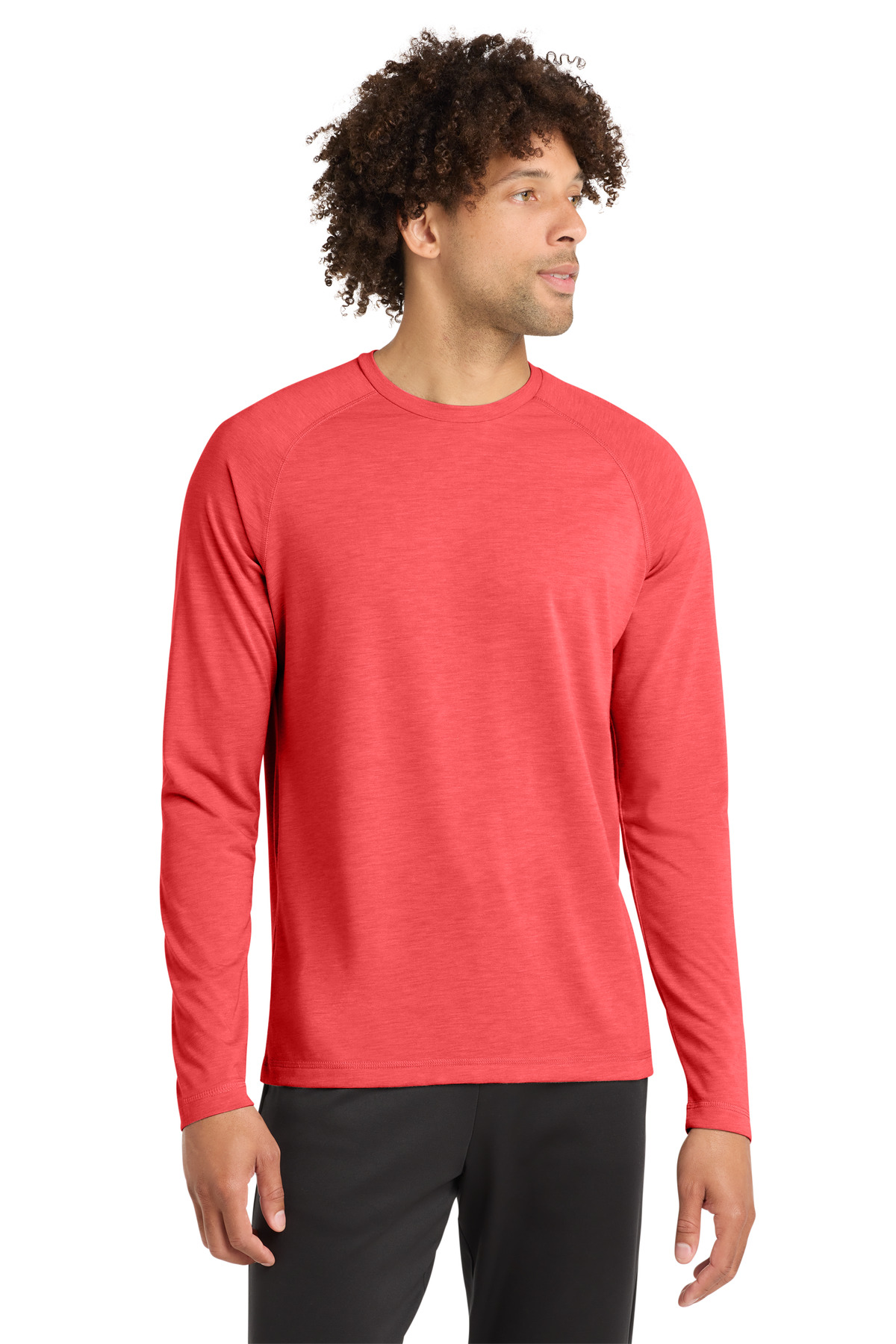Sport-Tek PosiCharge Long Sleeve Tri-Blend Wicking Raglan Tee ST400LS 42