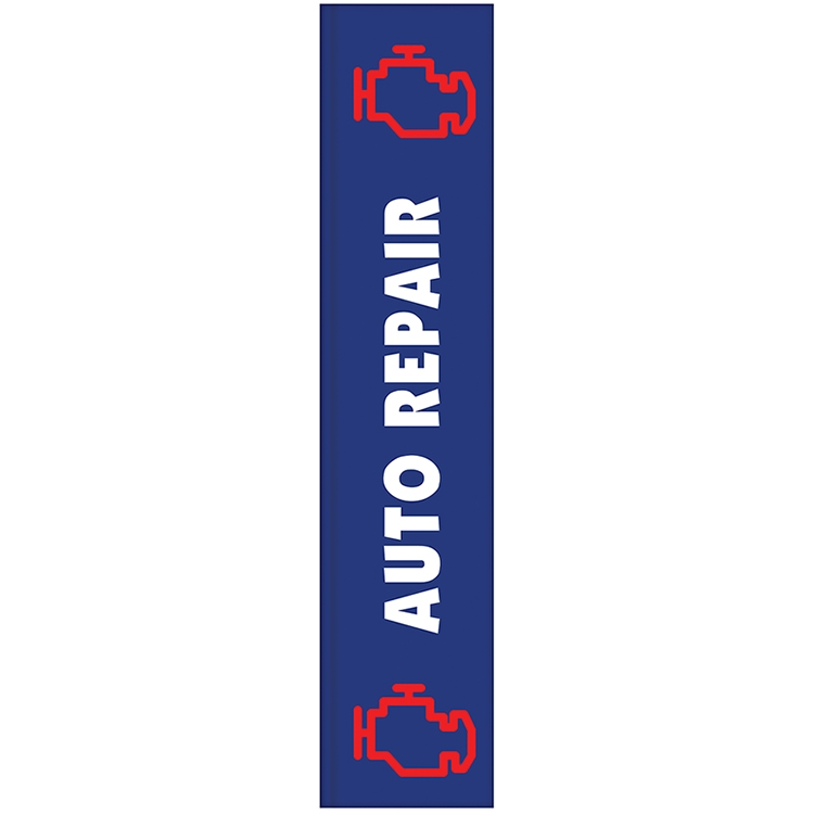 3' x 15' Custom Single Reverse Square Feather Flag 2