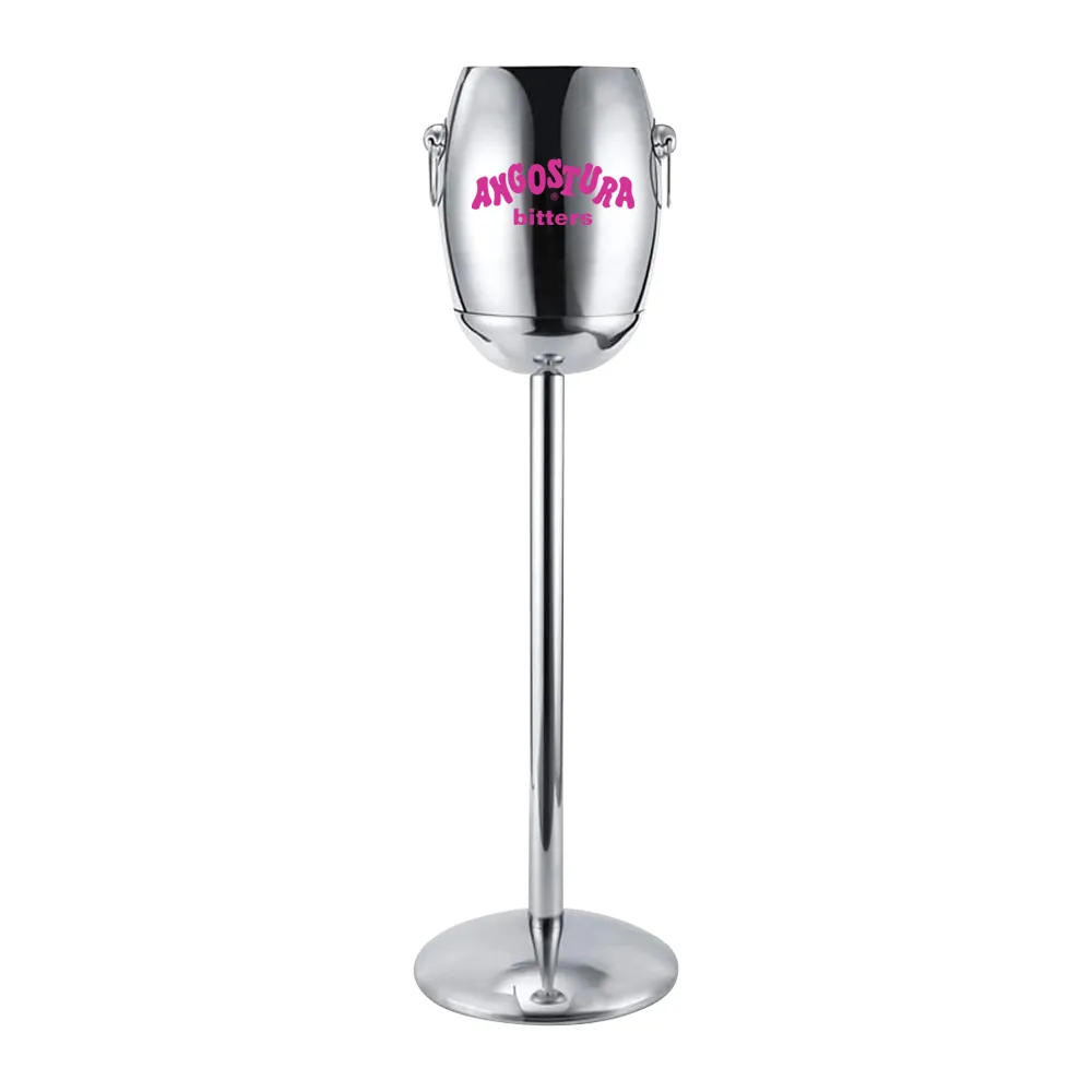 Stainless Steel Ice Bucket Champagne Stand 4