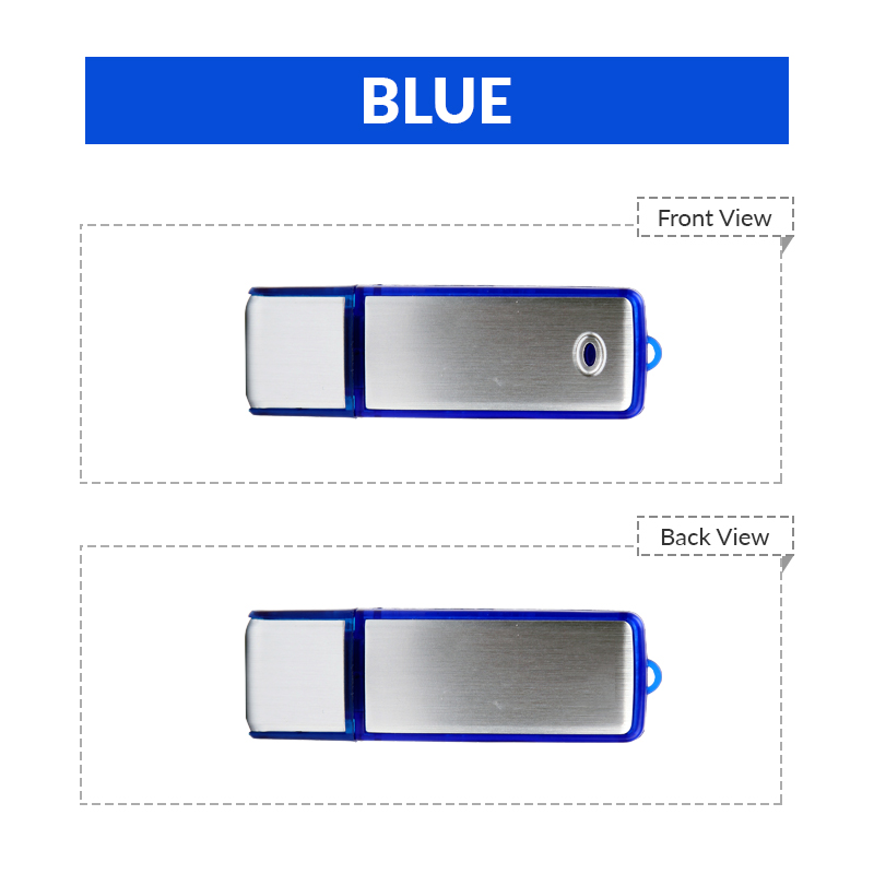 Classic Translucent LED USB Flash Drive, 4GB 5