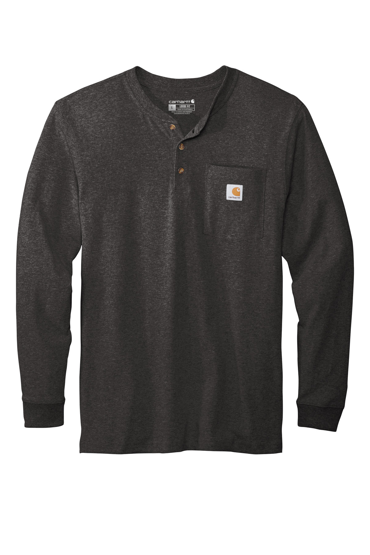 Carhartt Long Sleeve Henley T-Shirt CTK128 10