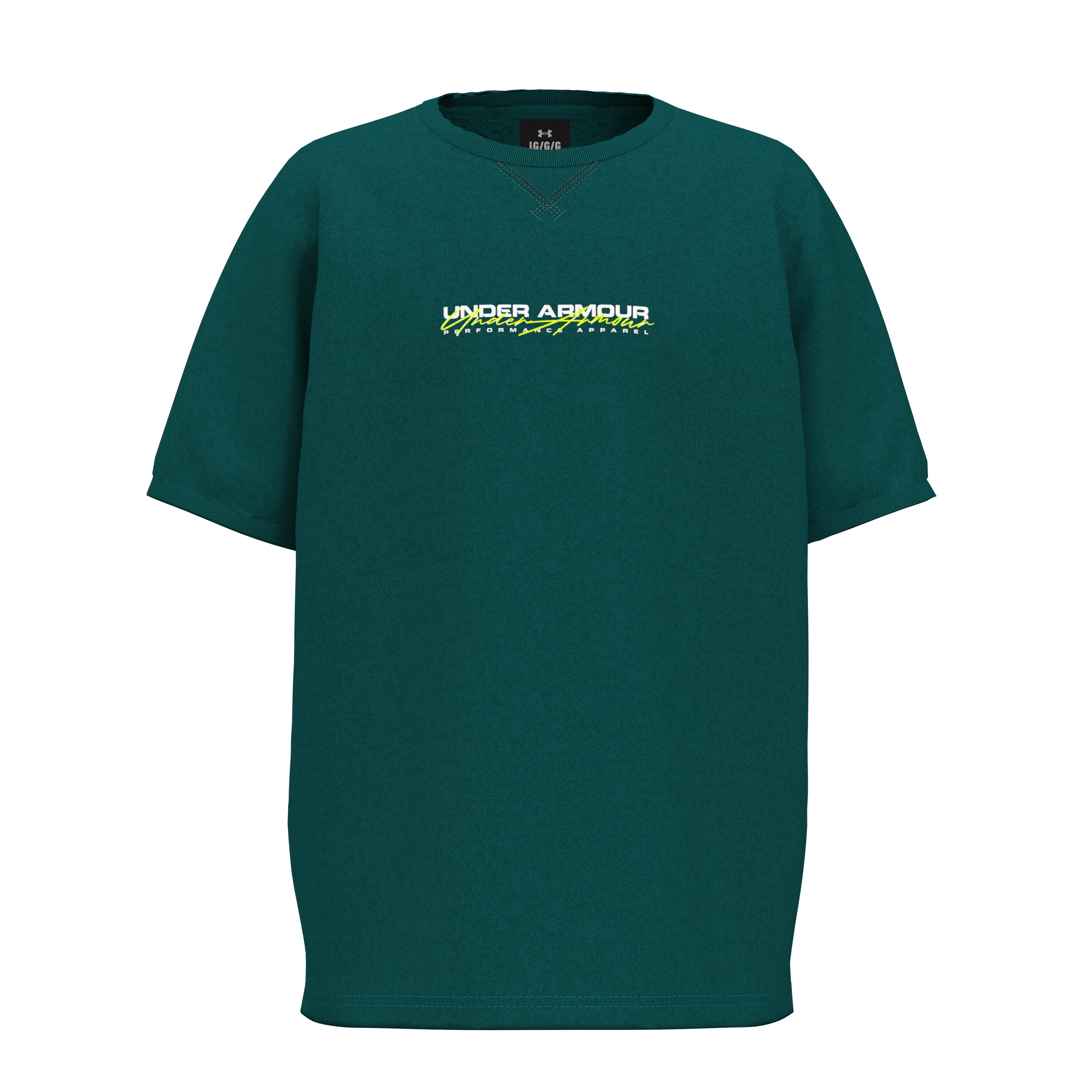 Boys' UA Icon Fleece Short Sleeve Crew 2