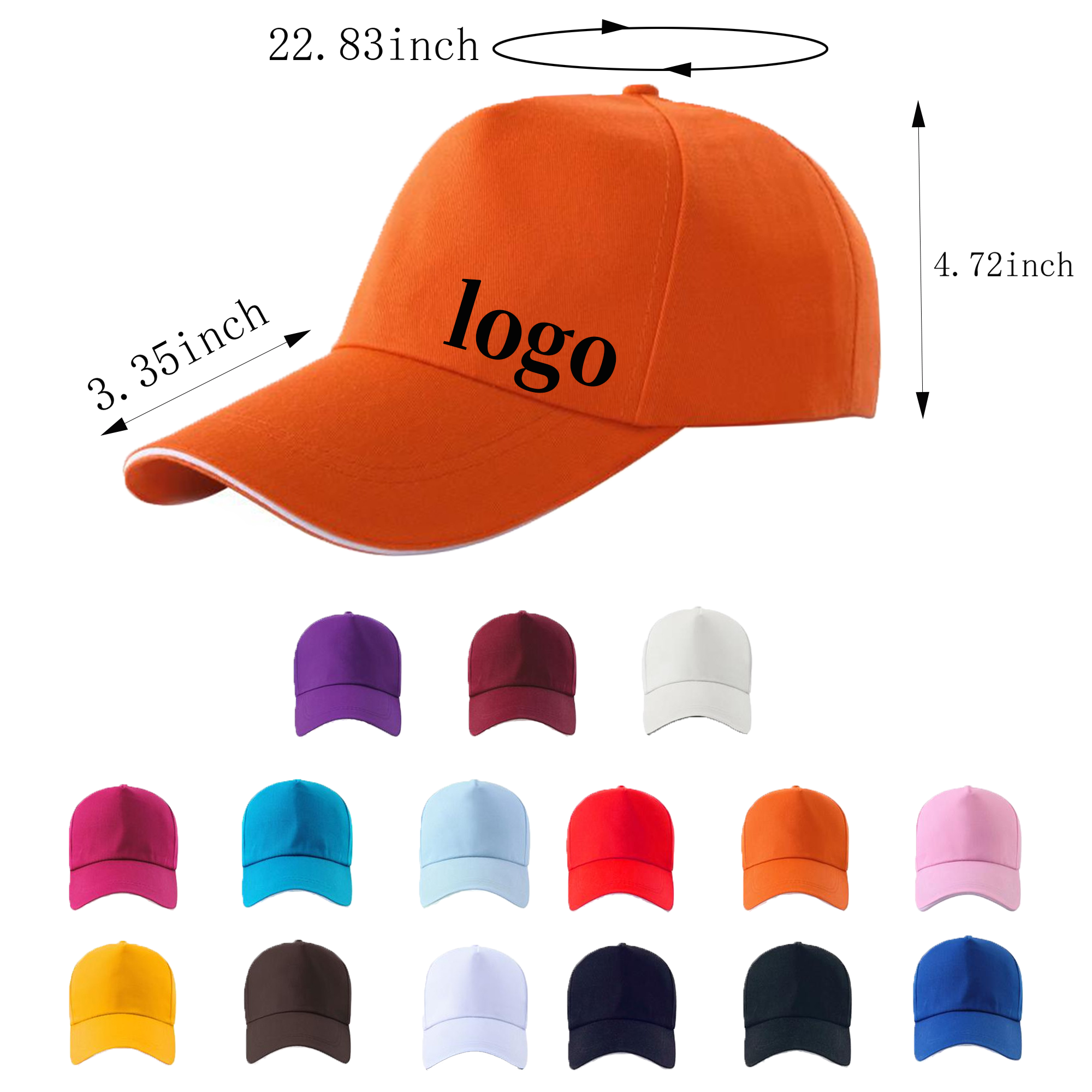 Adjustable Classic Cotton Baseball Cap 2