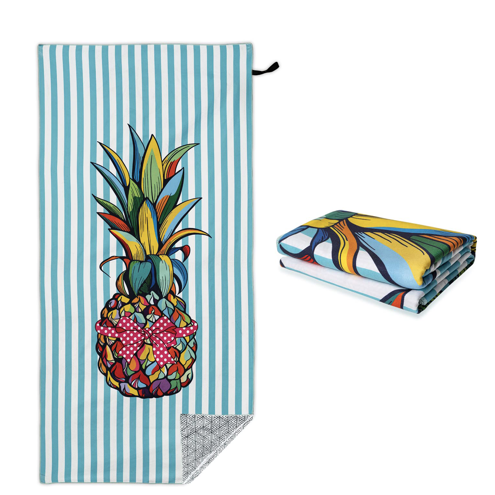Customizable Double-Sided Printed Beach Towell MOQ 50PCS 1
