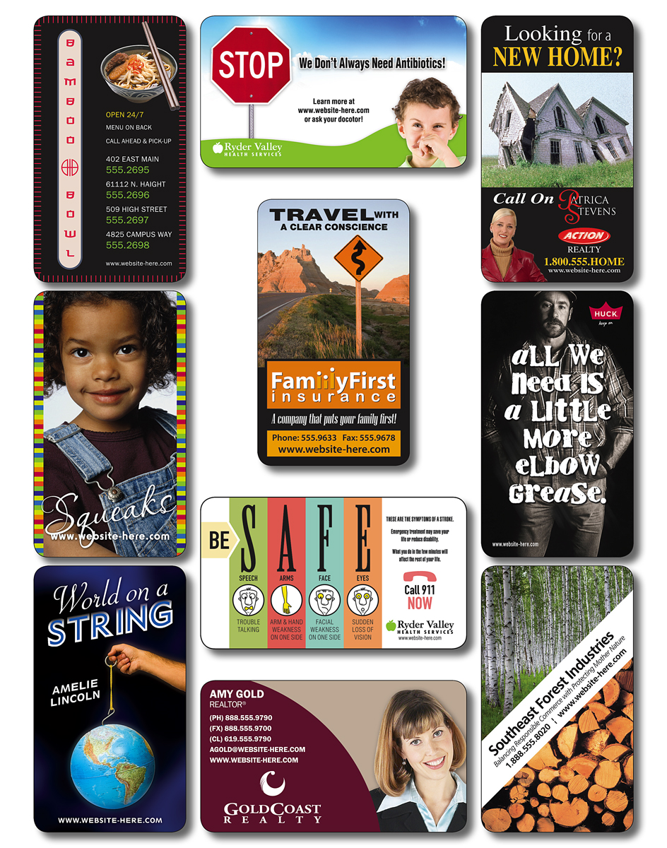 Business Card Magnet - 3.5x2 (Round Corners) - 30 mil. 2