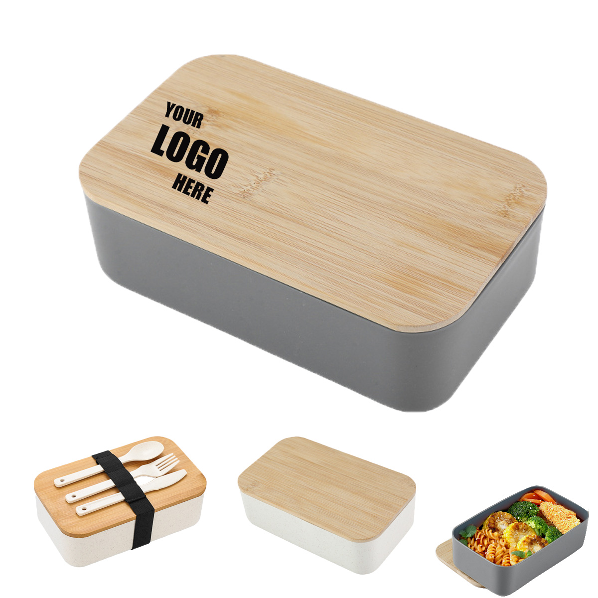 Wheat Straw Bento Box Set 1