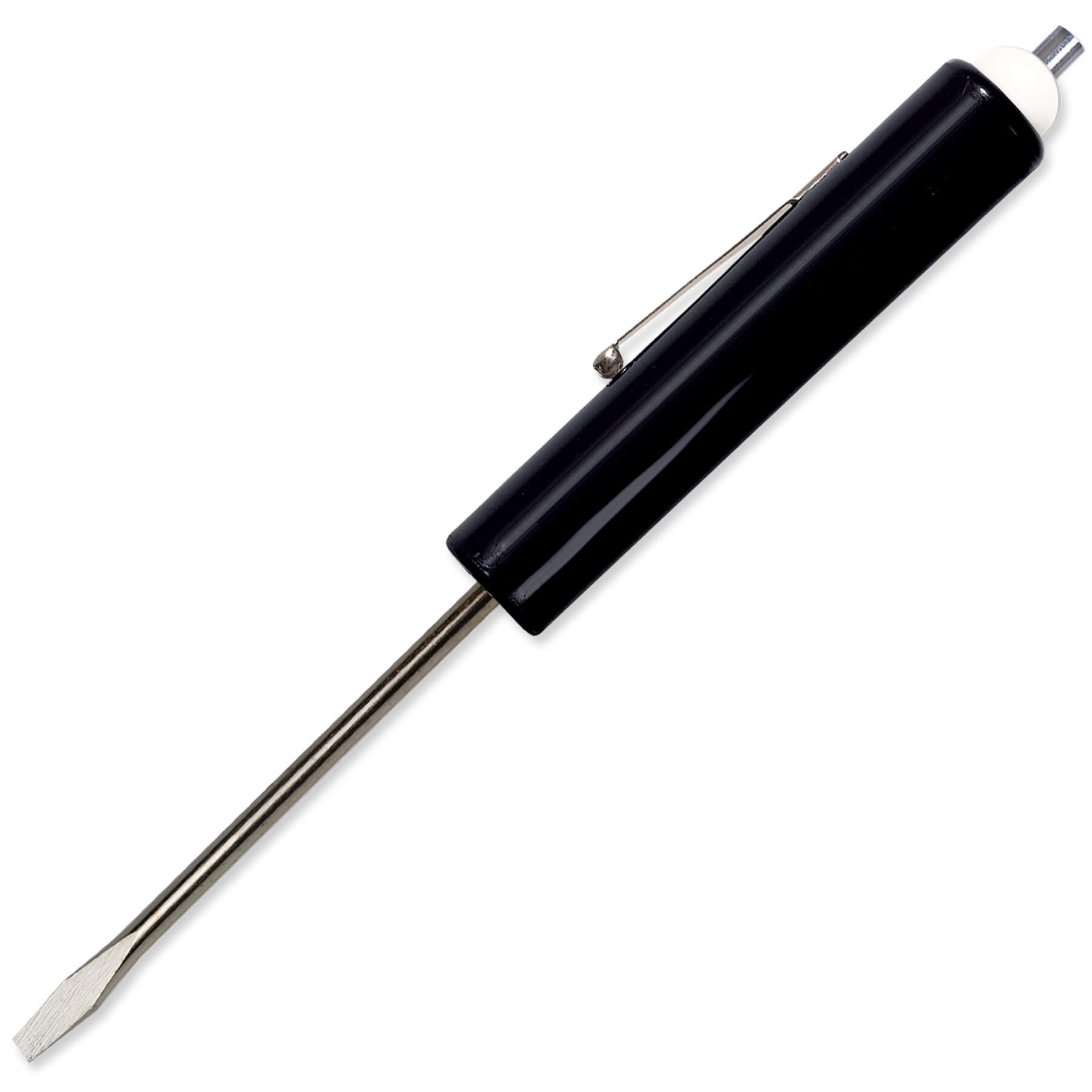 Jumbo Pocket Screwdriver 1/8" Flat Tip Blade + Magnet Top 28