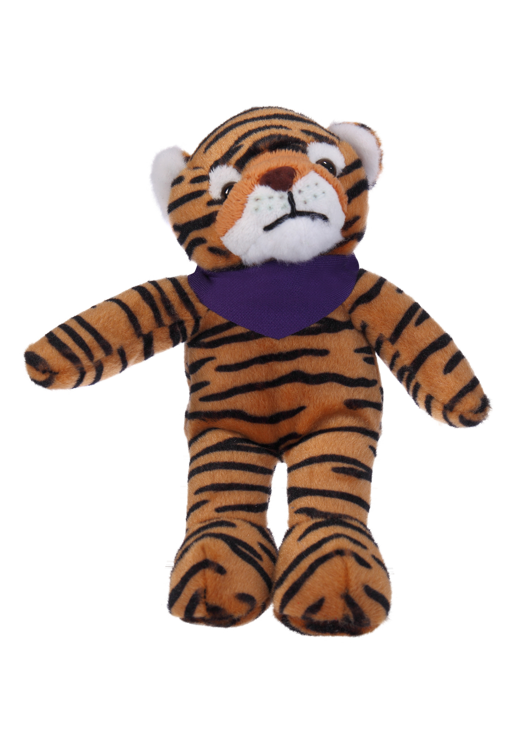 Soft Plush Stuffed Tiger with Bandana
