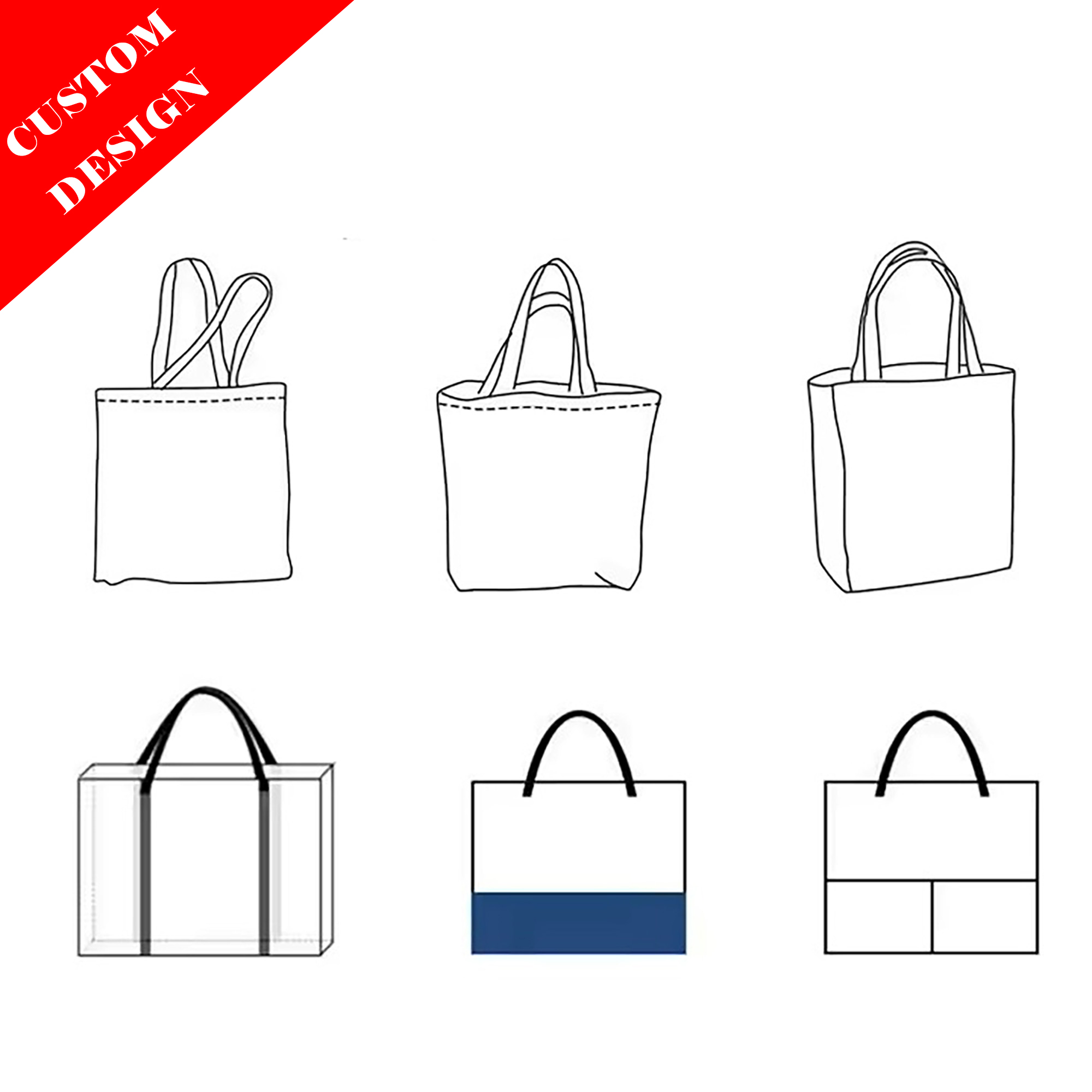 Economy Canvas Shopping Tote Bag 3