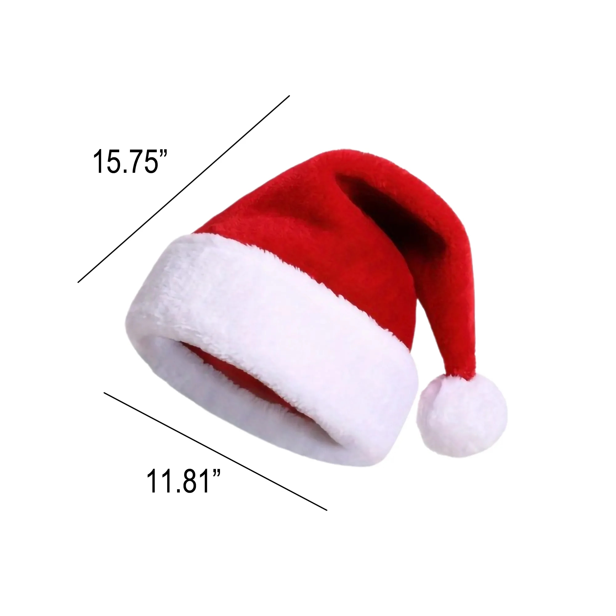 Custom Thickened Party Colored Santa Hat MOQ50 3