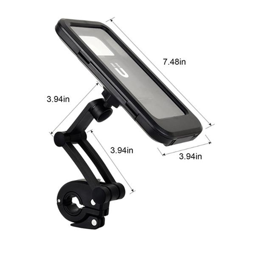 Motorcycle Bike Phone Mount Waterproof Mobile Box Case 5