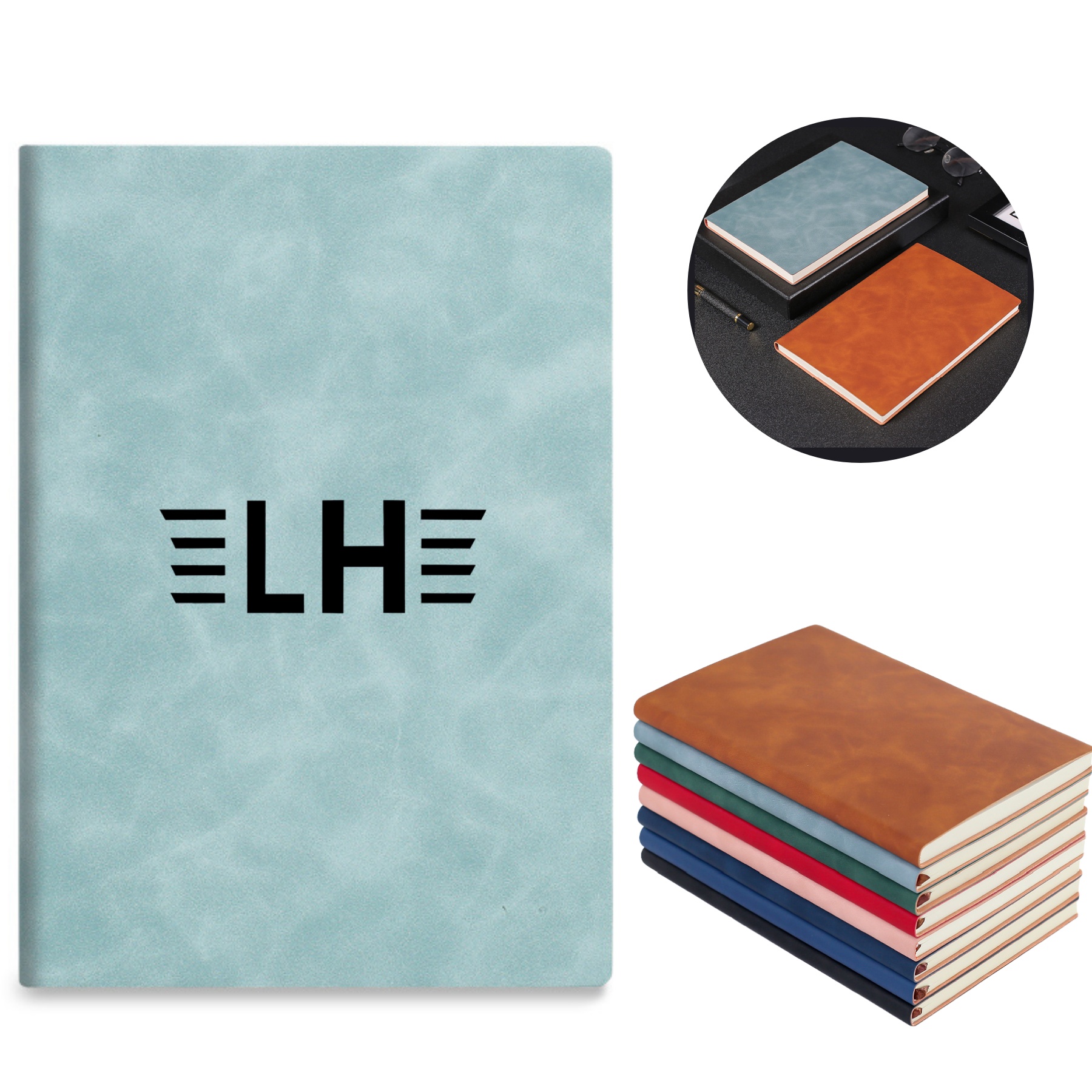 A5 Customizable Logo Sheepskin Soft Notebook 3